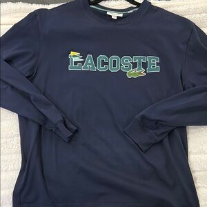 Lacoste Navy Long Sleeve Shirt